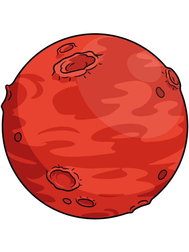 Mars drawing tutorial - web story - complete