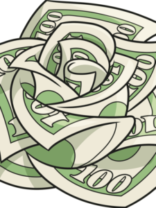 Money Rose drawing tutorial - web story - complete