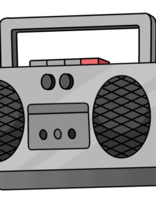Radio drawing tutorial - web story - complete