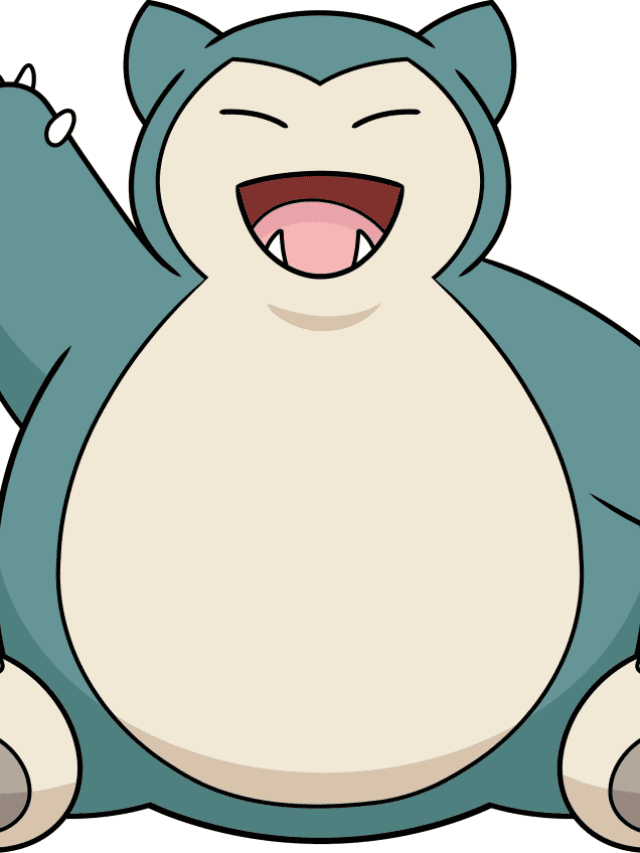 Snorlax drawing tutorial - web story - complete