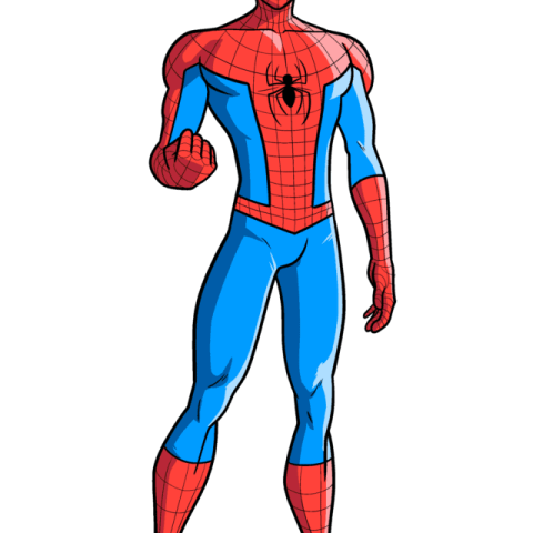 Spiderman drawing tutorial - web story - complete