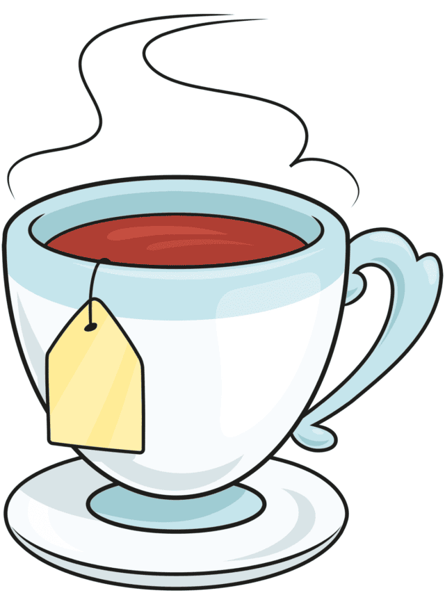 Tea Cup drawing tutorial - web story - complete