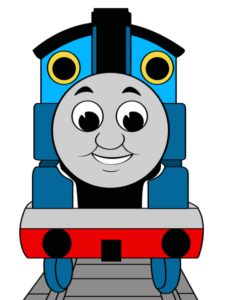 Thomas the Train drawing tutorial - web story - complete