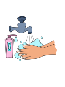 Washing Hands drawing tutorial - web story - complete