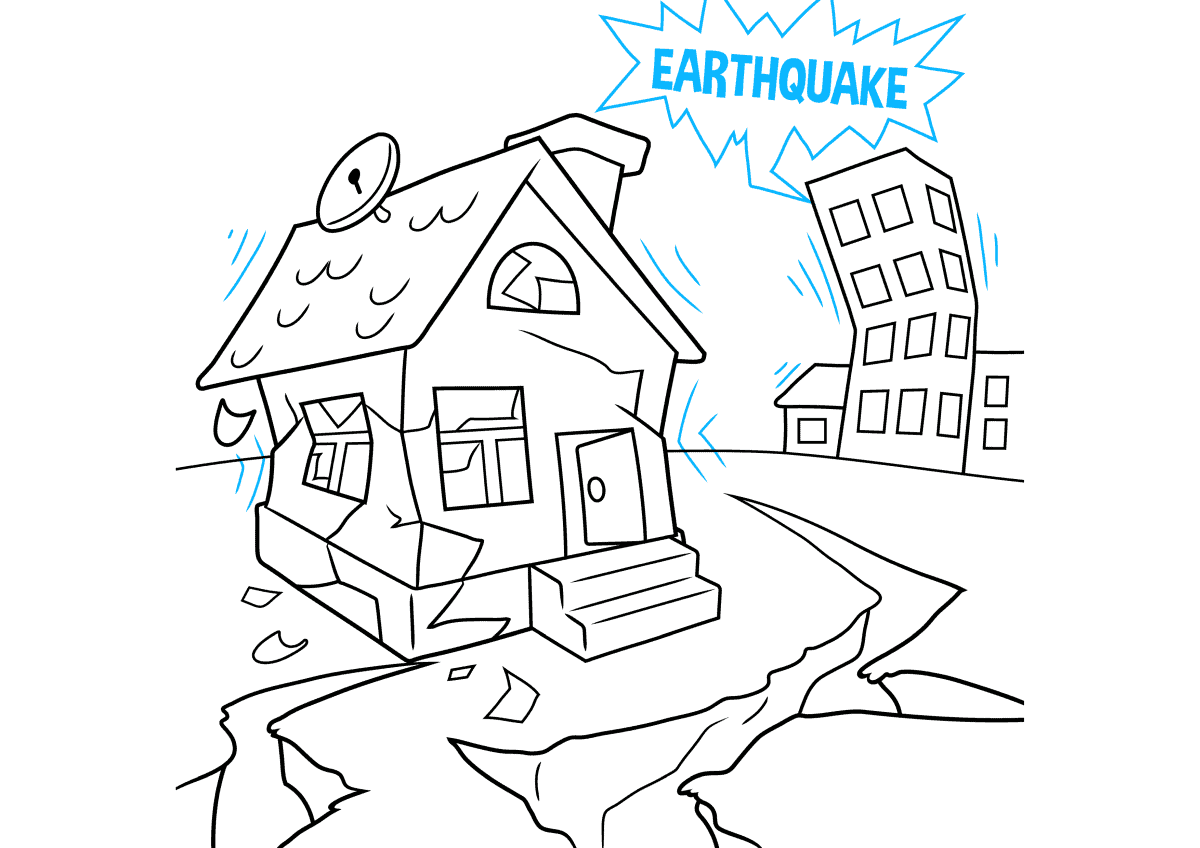 Earthquake Doodle Tutorial Easy Drawing Guide