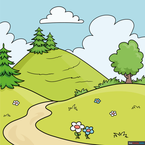 How to Draw a Hill Featured Image