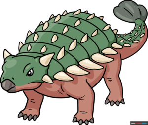 How to Draw an Ankylosaurus Featured Image