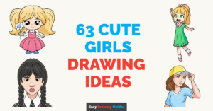 63 Cute Girls Drawing Ideas Featured Image