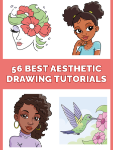 56 Easy Aesthetic Drawing Tutorials Pinterest Image