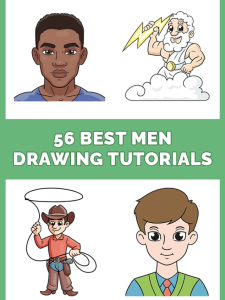 56 Best Men Drawing Tutorials Pinterest Image