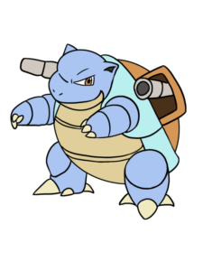 Blastoise drawing tutorial - web story - complete