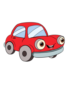 Cartoon Car drawing tutorial - web story - complete
