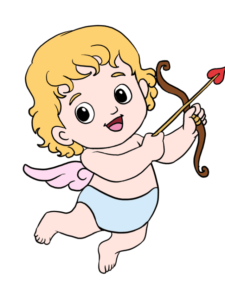 Cupid drawing tutorial - web story - complete