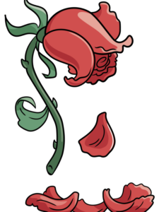 Dead Rose drawing tutorial - web story - complete