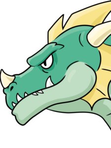 Easy Dragon Head drawing tutorial - web story - complete