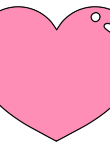 Easy Heart drawing tutorial - web story - complete