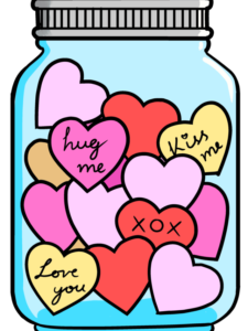 Jar of Love drawing tutorial - web story - complete
