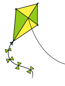 Kite drawing tutorial - web story - complete