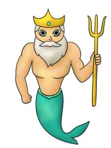 Poseidon drawing tutorial - web story - complete