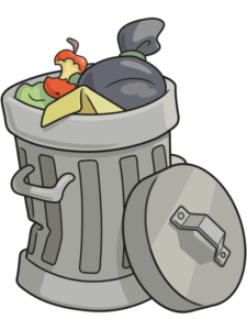 Trash Can drawing tutorial - web story - complete