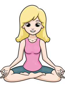 Yoga Pose drawing tutorial - web story - complete