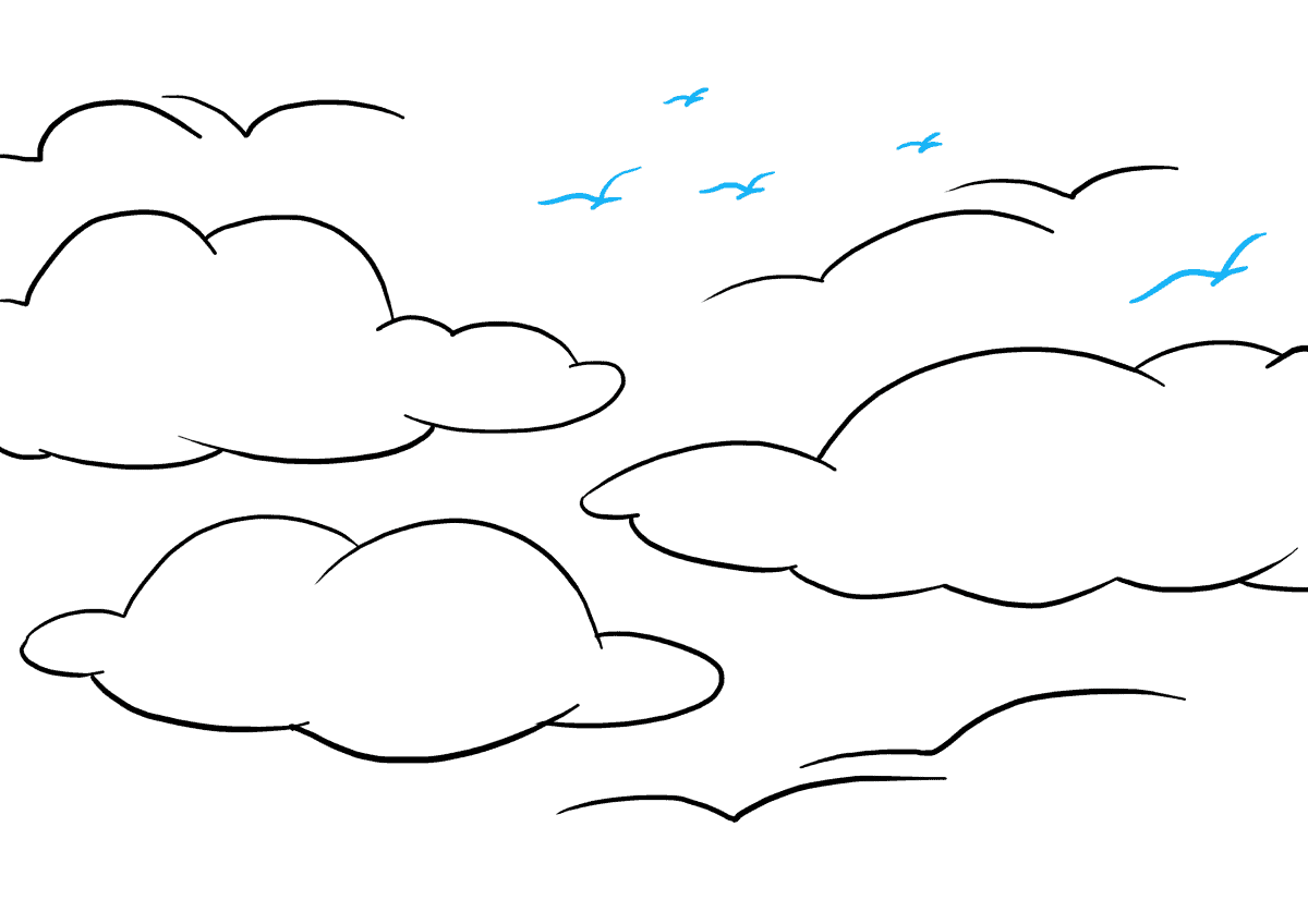 How To Draw The Sky Really Easy Drawing Tutorial Easy 1280x720