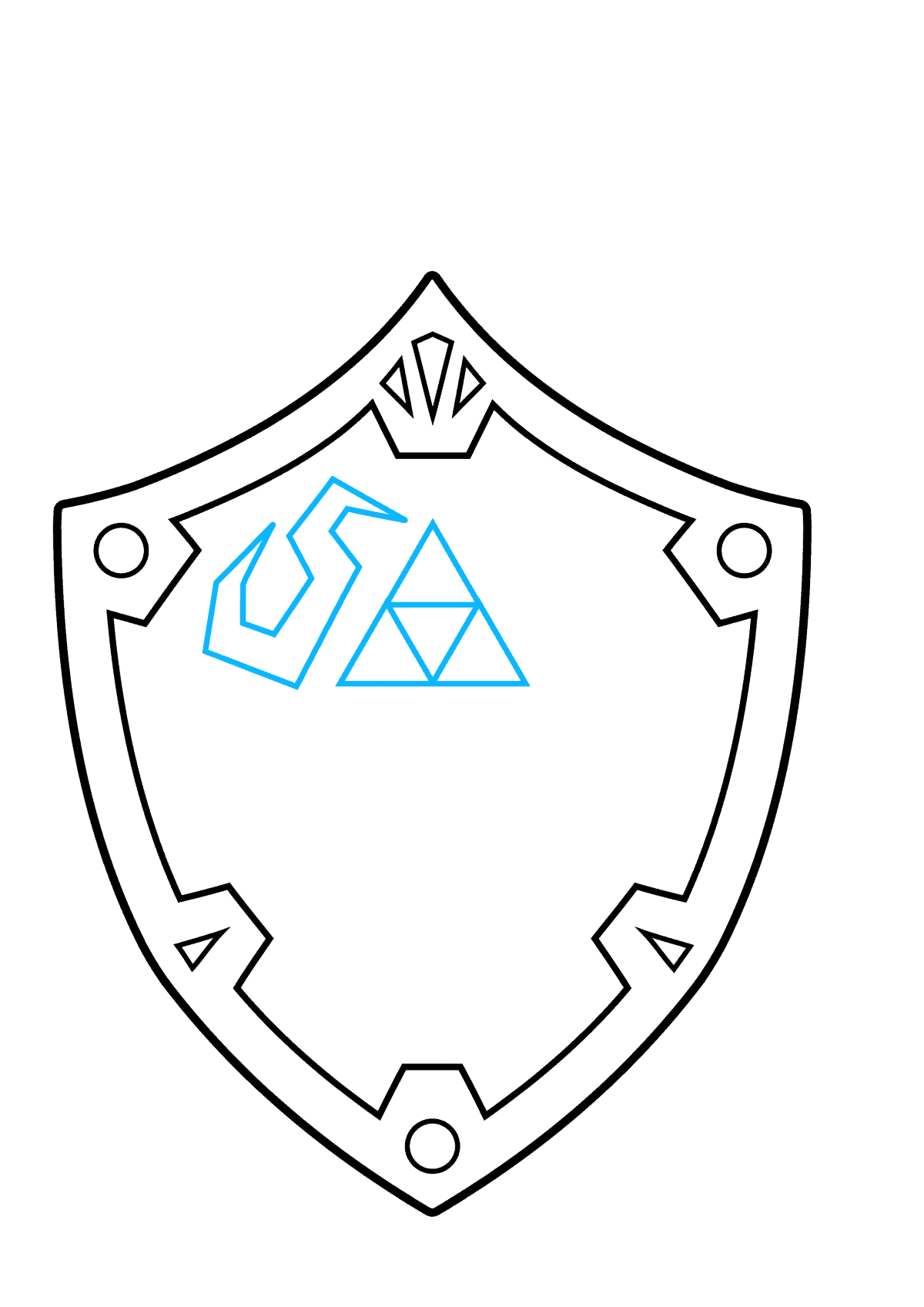 master sword simple drawing