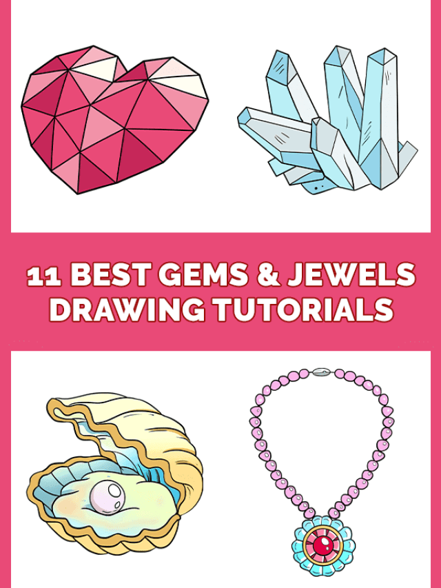 11 Best gems and jewels Drawing Tutorials Pinterest Image