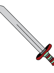 Sword drawing tutorial - web story - complete