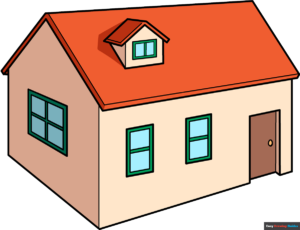 How to Draw a 3D House Featured Image