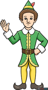 How to Draw Buddy the Elf Featured Image