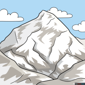 How to Draw Mount Everest Featured Image