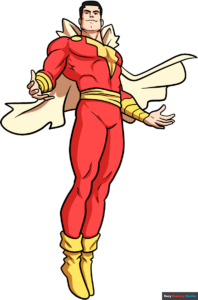 How to Draw Shazam Featured Image