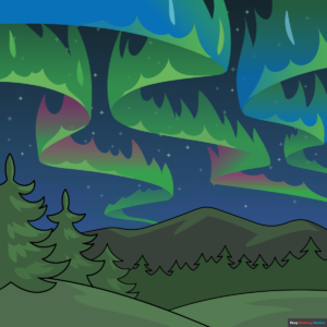 How to Draw the Northern Lights (Aurora Borealis) Featured Image