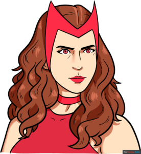How to Draw the Scarlet Witch Featured Image