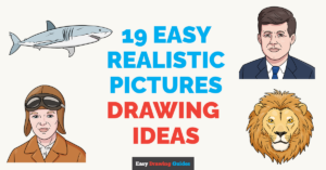 19 Easy Realistic Drawing Ideas for Kids Featured Image
