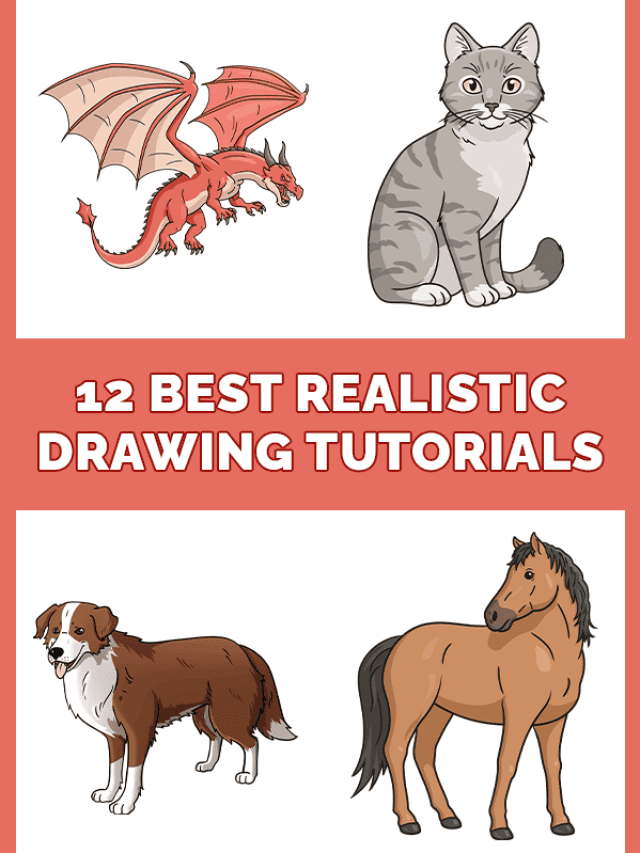 12 Best Realistic Drawing Tutorials Pinterest Image