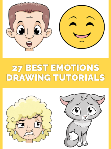 27 Best Emotions Drawing Tutorials Pinterest Image