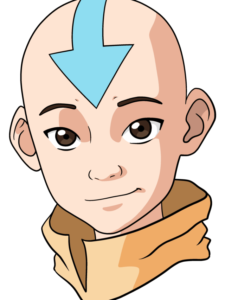 Aang from Avatar the Last Airbender drawing tutorial - web story - complete