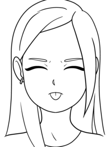 Anime and Manga Facial Expression drawing tutorial - web story - complete