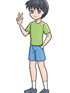 Anime Boy Full Body drawing tutorial - web story - complete