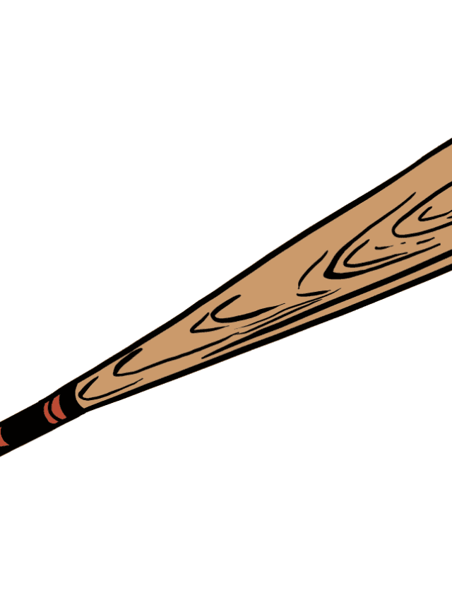Baseball Bat drawing tutorial - web story - complete