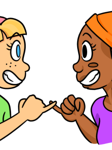 Best Friend drawing tutorial - web story - complete