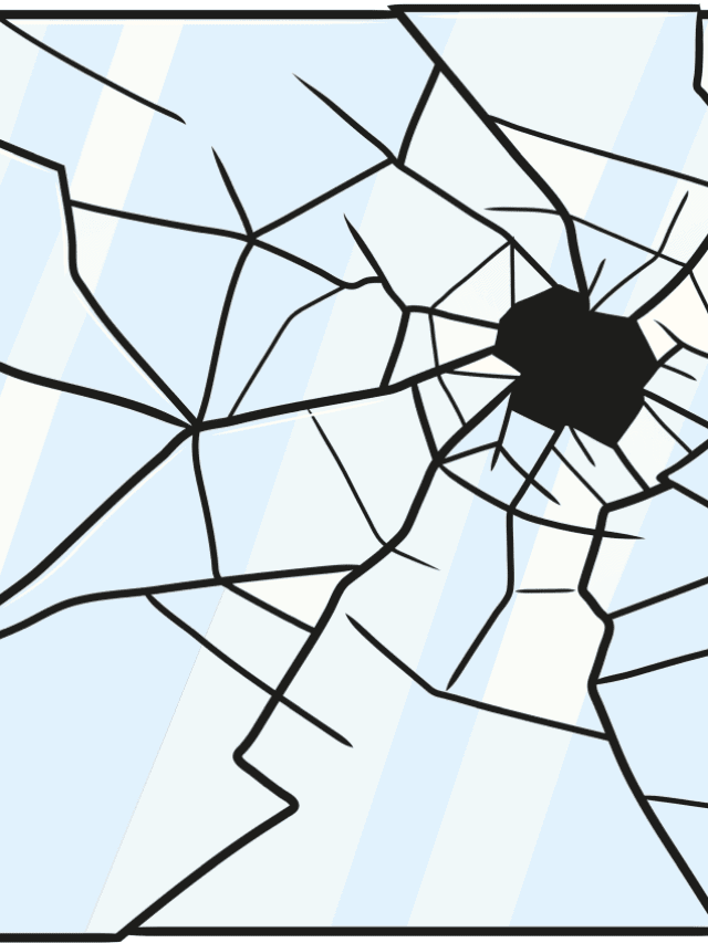 Broken Glass drawing tutorial - web story - complete