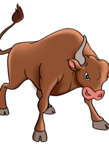 Bull drawing tutorial - web story - complete