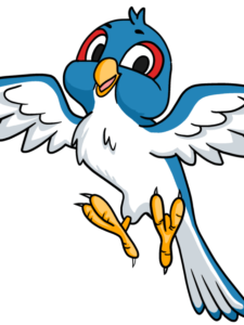Cartoon Bird drawing tutorial - web story - complete