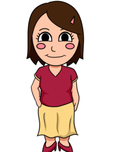 Cartoon Mom drawing tutorial - web story - complete