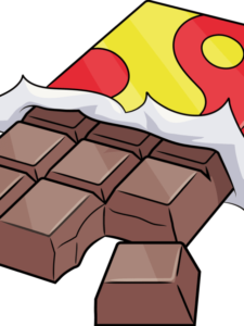 Chocolate Bar drawing tutorial - web story - complete
