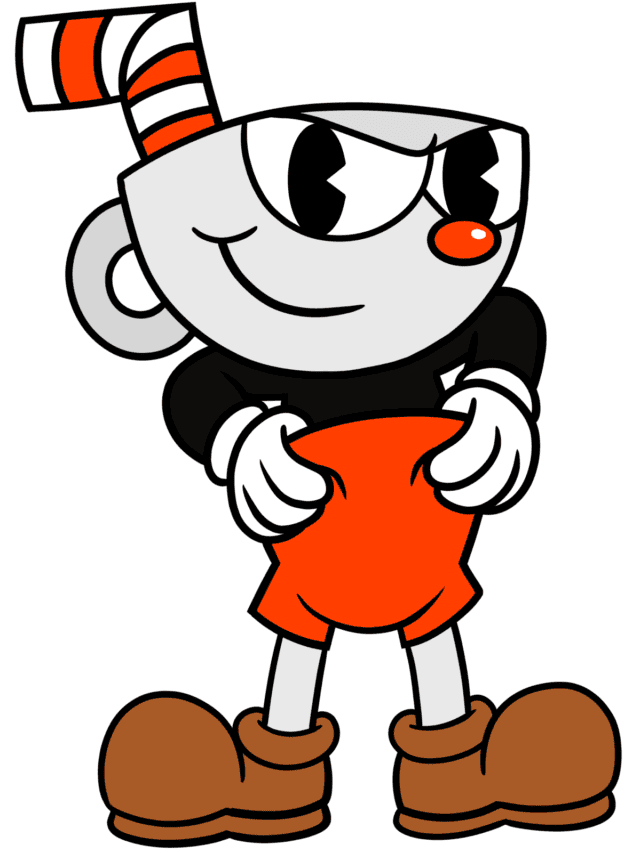 Cuphead drawing tutorial - web story - complete