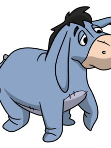 Eeyore drawing tutorial - web story - complete